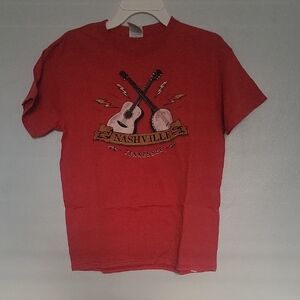 Delta Kids Red Nashville Music T-Shirt